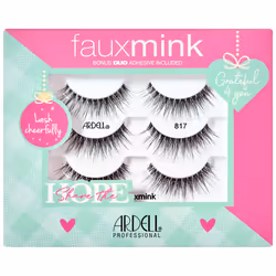 Ardell Faux Mink 817 Strip Lashes Holiday 3-pair Gift Set 1 pack