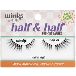 Ardell Winks Half & Half Pre-Cut Lashes  D?j Vu - False Eyelashes  DIY Lash Cluster  Fluffy Curl for Cat Eye Look  Easy Application  Reusable  Natural