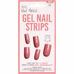 Ardell Nail Addict Gel Nail Strips - Cheers to Ros?  Lasts Up to 14 Days  1-Pack