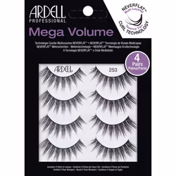 Ardell False Eyelashes Mega Volume 253  1 pack (4 pairs per pack)