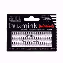 Faux Mink pestañas individuales negras #medium