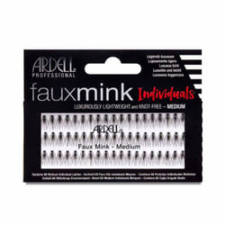 Faux Mink pestañas individuales negras #medium