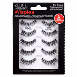 False Eyelashes Demi Wispies, 5 Pairs Multipack Natural-Looking Wispy Effect, Medium Volume & Length, Invisiband, Vegan-Frien ...