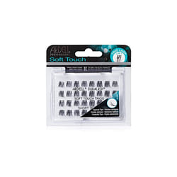 Soft Touch Trios Individuals Eye Lashes, Short, Black