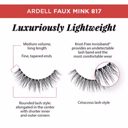 Ardell False Lashes Faux Mink 817 Multipack  1 pk x 4 pairs