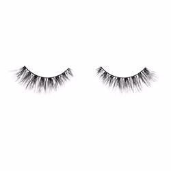 False Eyelashes Faux Mink Demi Wispies 4 Pairs Multipack Black Medium Volume Long Length Invisiband Lightweight Silky Soft Faux Mink Eyelashes