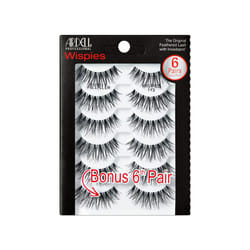 Multipack Wispies 113 False Eyelashes, Medium Volume, Long Length, Vegan Friendly, 5 Pairs (Pack of 1)