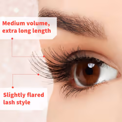 Multipack Wispies 113 False Eyelashes, Medium Volume, Long Length, Vegan Friendly, 5 Pairs (Pack of 1)