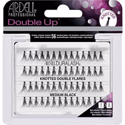 ARDELL Double Up Individuals Knotted Eye Lashes, Medium, Black