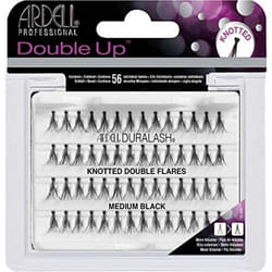 ARDELL Double Up Individuals Knotted Eye Lashes, Medium, Black
