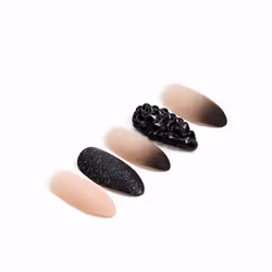 Nail Addict black stud & pink ombre 1 u