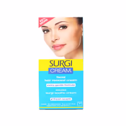 Ardell Surgi Professional Hair Remover Cream for Face Fresh Scent 1.75 Ounce