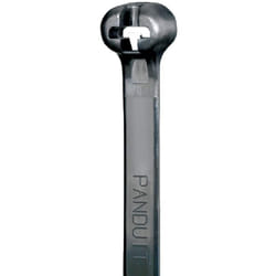 Panduit BT2S-M0 Cable Tie  Metal Barb  Standard  Weather Resistant Nylon 6.6  8.0-Inch Length  Black (1 000-Pack)