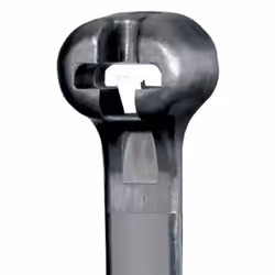 Panduit BT2S-M0 Cable Tie  Metal Barb  Standard  Weather Resistant Nylon 6.6  8.0-Inch Length  Black (1 000-Pack)