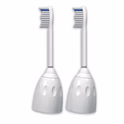 Philips Sonicare e-Series Standard sonic toothbrush heads HX7022/66, 2 pc(s), White, Philips Sonicare e-Series