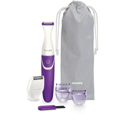 PHILIPS Bikini Genie Cordless Trimmer for Bikini Line Hair Removal  with Shaving Head and Comb  BRT383/50