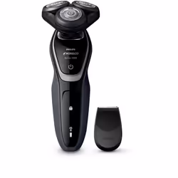 Philips Norelco Shaver 5100 S5210/81, Rotation shaver, Black, Grey, 2 year(s), Battery, Lithium-Ion (Li-Ion), 1 h