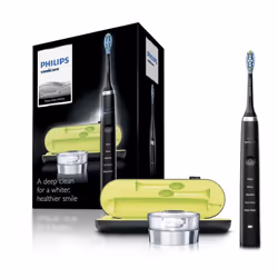Philips Black Sonicare DiamondClean Electric Toothbrush With USB Travel Charger