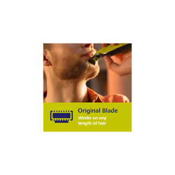 OneBlade Original Replacement Blades, For OneBlade Electric Shaver and Trimmer, Durable Stainless Steel, Trim, Edge and