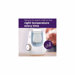 Philips Avent Fast Baby Bottle Warmer with Smart Temperature Control and Automatic Shut-Off, SCF358/00