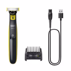 Philips QP2724/90, Foil shaver, Grey, Lime, Battery/USB, Nickel-Metal Hydride (NiMH), Built-in battery, 45 min