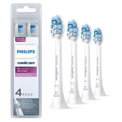 Philips Sonicare Optimal Gum Care replacement toothbrush heads  HX9034/65  BrushSync technology  White 4-pk