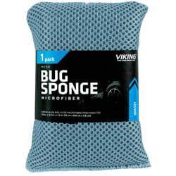 VIKING Mesh Bug Sponge  Cleaning Car Wash Sponge for Bugs and Tar  Colors Vary  4 inch by 6 inch  1 Pack