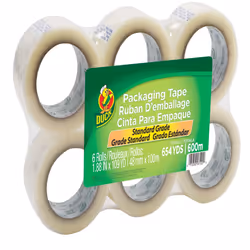 Duck 240054, Transparent, Packaging, Smooth, 100 m, 48 mm, 6 pc(s)