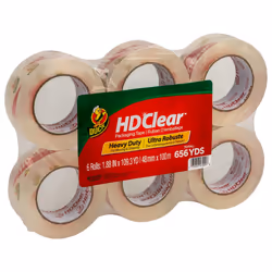 Duck 299016, Transparent, Packaging, Smooth, 100 m, 48 mm, 6 pc(s)