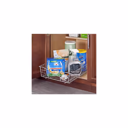 ClosetMaid 3087 14-Inch Wide Cabinet Organizer  Nickel