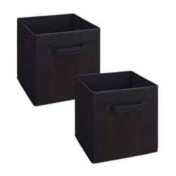 ClosetMaid 3784 Cubeicals Fabric Drawer  Black  2-Pack