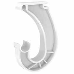ClosetMaid Support Bracket for SuperSlide Hanging Bar Closet Rod for Wire Shelving White 3.9 x 0.9 x 5.8 inches