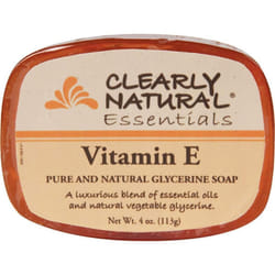CLEARLY NATURAL BAR SOAP GLYCERINE VIT E  4 OZ  5 pack