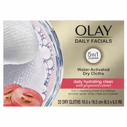 Olay 4-In-1 Daily Facial Cloths Normal Skin 33 Count Packaging May V
