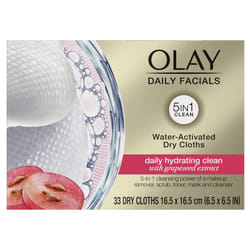 Olay 4-In-1 Daily Facial Cloths  Normal Skin 33 Count  Packaging May V
