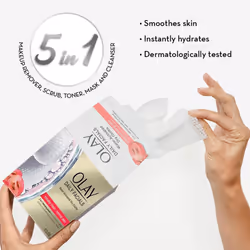 Olay 4-In-1 Daily Facial Cloths  Normal Skin 33 Count  Packaging May V