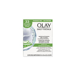 Olay 4-in-1 Sensitive Daily Facial Cloths, 33 ct (Packaging May Vary)