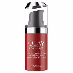 Olay Regenerist Micro-Sculpting Cream Face Moisturizer with Sunscreen SPF 30 Trial Size 0.5 oz