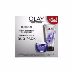 Olay Retinol 24 Duo Pack, Cleanser 5.0 fl oz, Moisturizer 1.7 oz