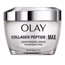 Olay Collagen Peptide MAX Face Moisturizer  Firm - Plump - Hydrate  Fragrance Free Cream with Vitamin B3  1.7 oz
