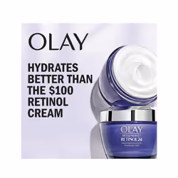 Olay Retinol + Peptide 24 Fragrance Free Night Moisturizer  1.7 OZ (2 Packs)