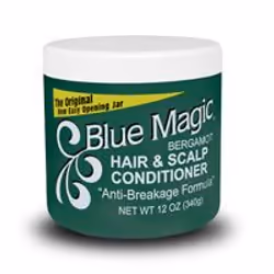 Blue Magic Bergamot Hair & Scalp Conditioner, 340g, Unisex, Dry hair, Dull hair, 340 ml, Pot, Bergamot, Apply by thoroughly w ...