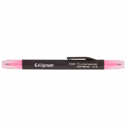 ProFolio by Itoya Double Header Calligraphy Marker 1.5mm and 3mm Chisel Tips Pink