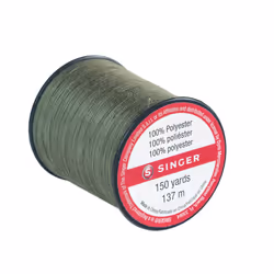 SINGER 60200 All Purpose Polyester Thread  150-Yard  Olive Green