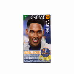 Permanent Dye Mens Color Creme Of Nature Dark Brown 2Oz