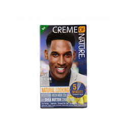 Permanent Dye Mens Color Creme Of Nature Dark Brown 2Oz