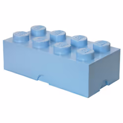 Room Copenhagen 8 LEGO Brick Box Light Blue Brick 8 (40040636)
