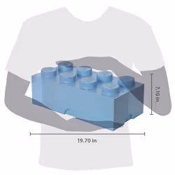 Room Copenhagen 8 LEGO Brick Box  Light Blue  Brick 8 (40040636)