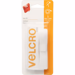 VELCRO(R) Brand Sew-On Tape .75"X30"-White 90030