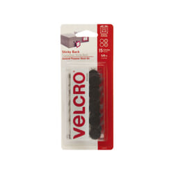 Velcro Sticky Back hook/loop fastener Black 15 pc(s)